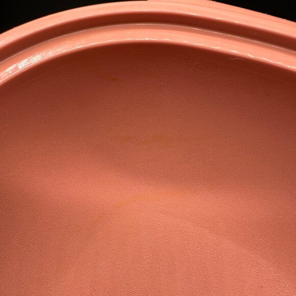 Vintage Tupperware Oval Microwave Steamer 6 Cups Dusty Rose Pink USA 90s 1273-5 - Picture 8 of 12